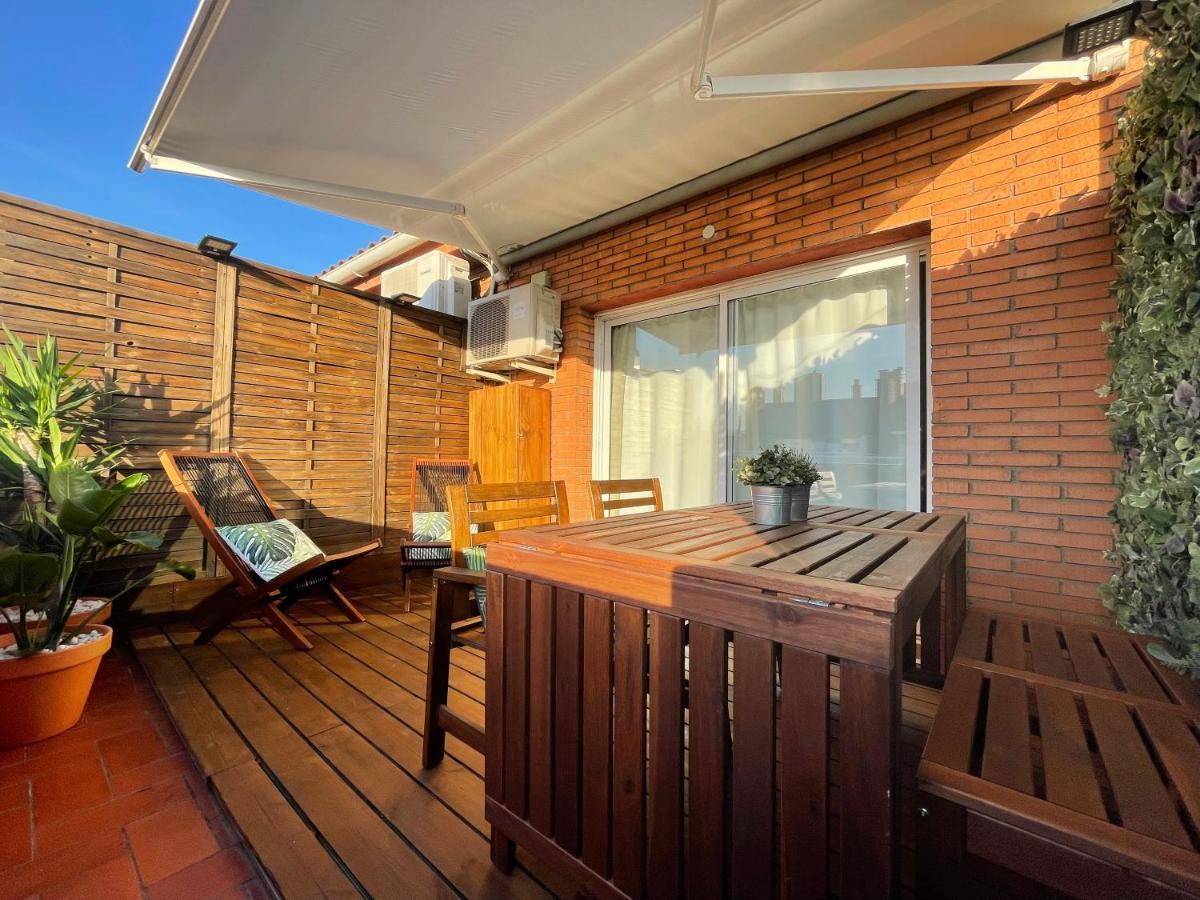 Barcelona Penthouse Private Terrace Sustainable Stay Keyless Access Luaran gambar